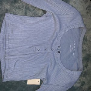 Aeropostale light blue long sleeve